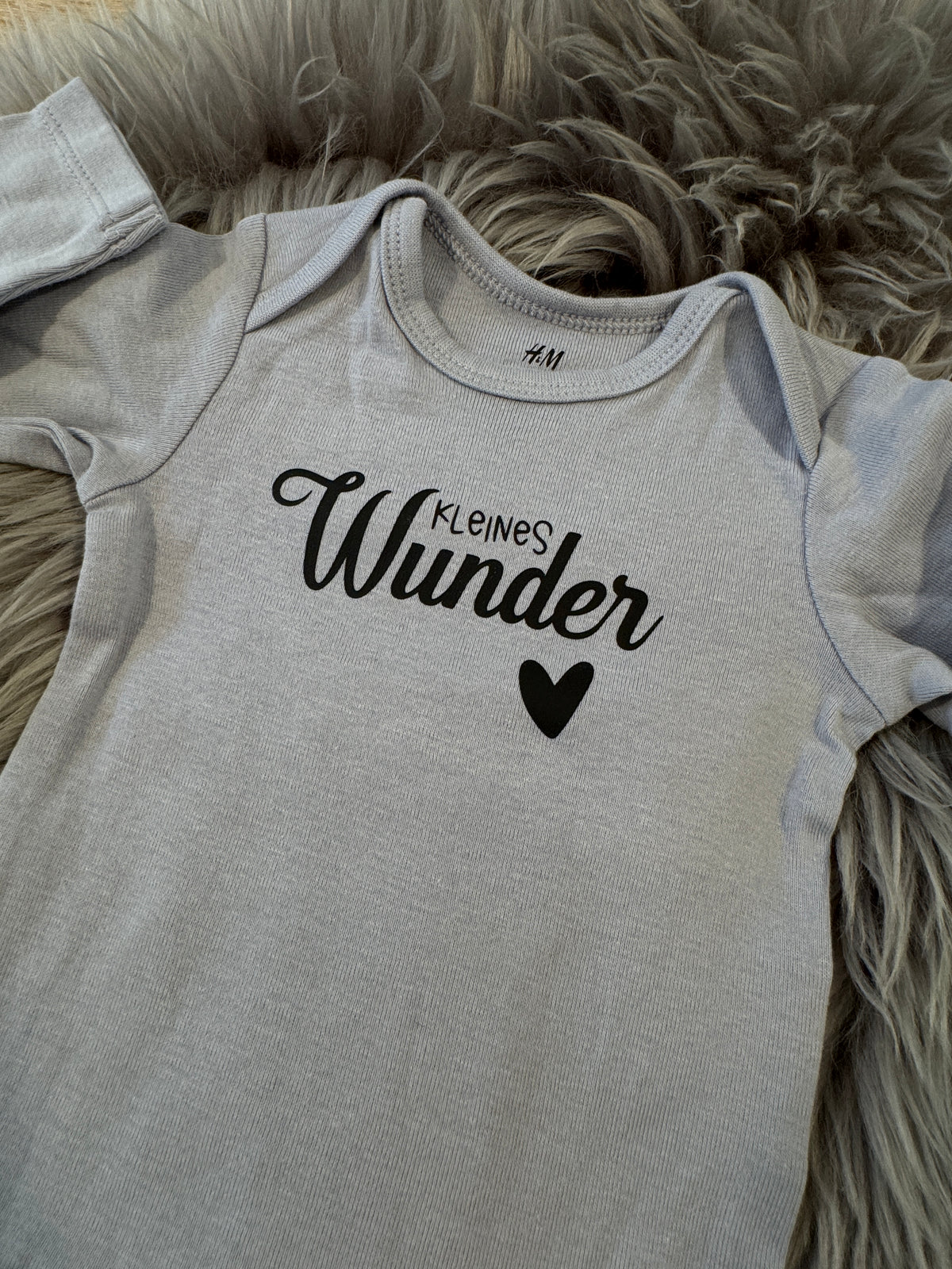Baby-Body Kleines Wunder (langarm)