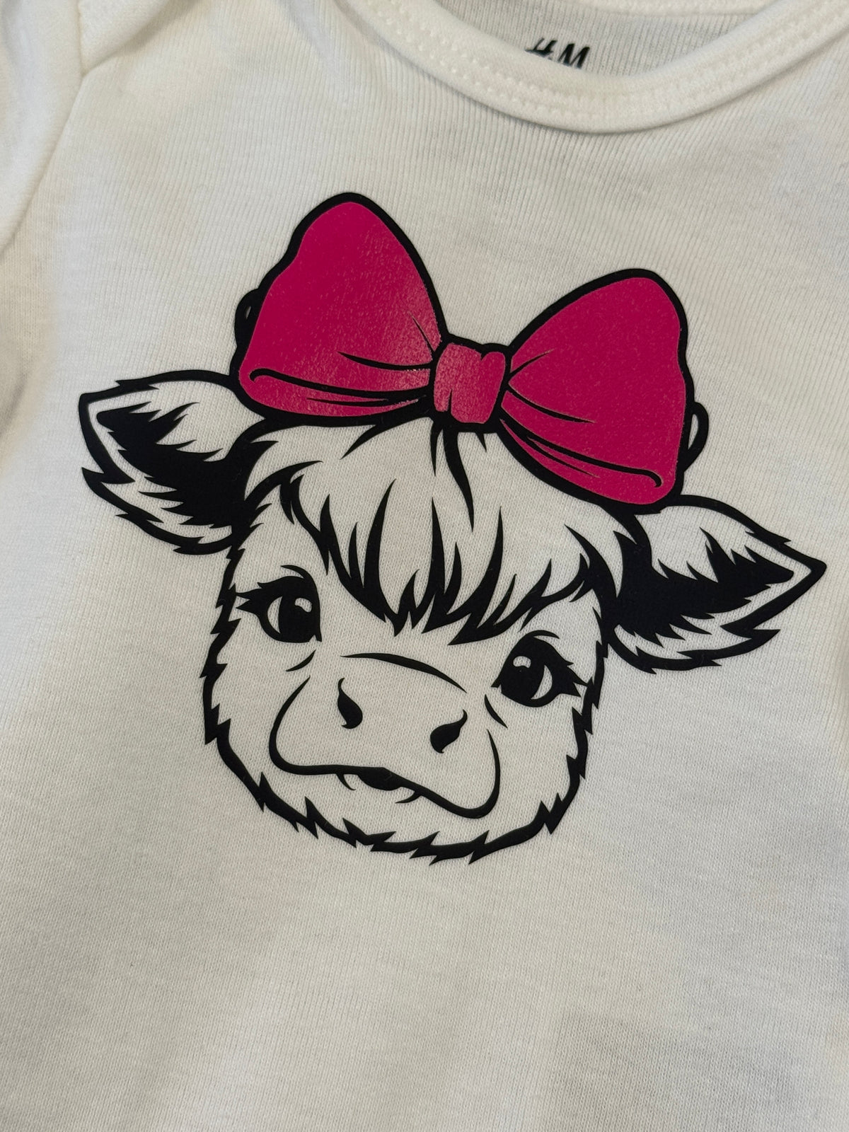 Baby-Body Hochlandrind (langarm)
