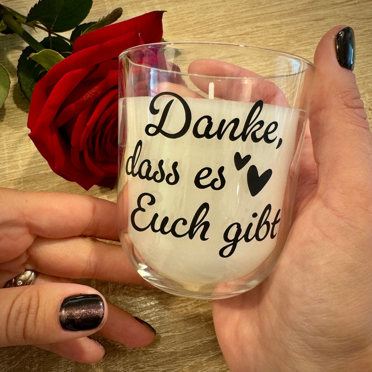 Windlicht- Danke, dass es Euch gibt