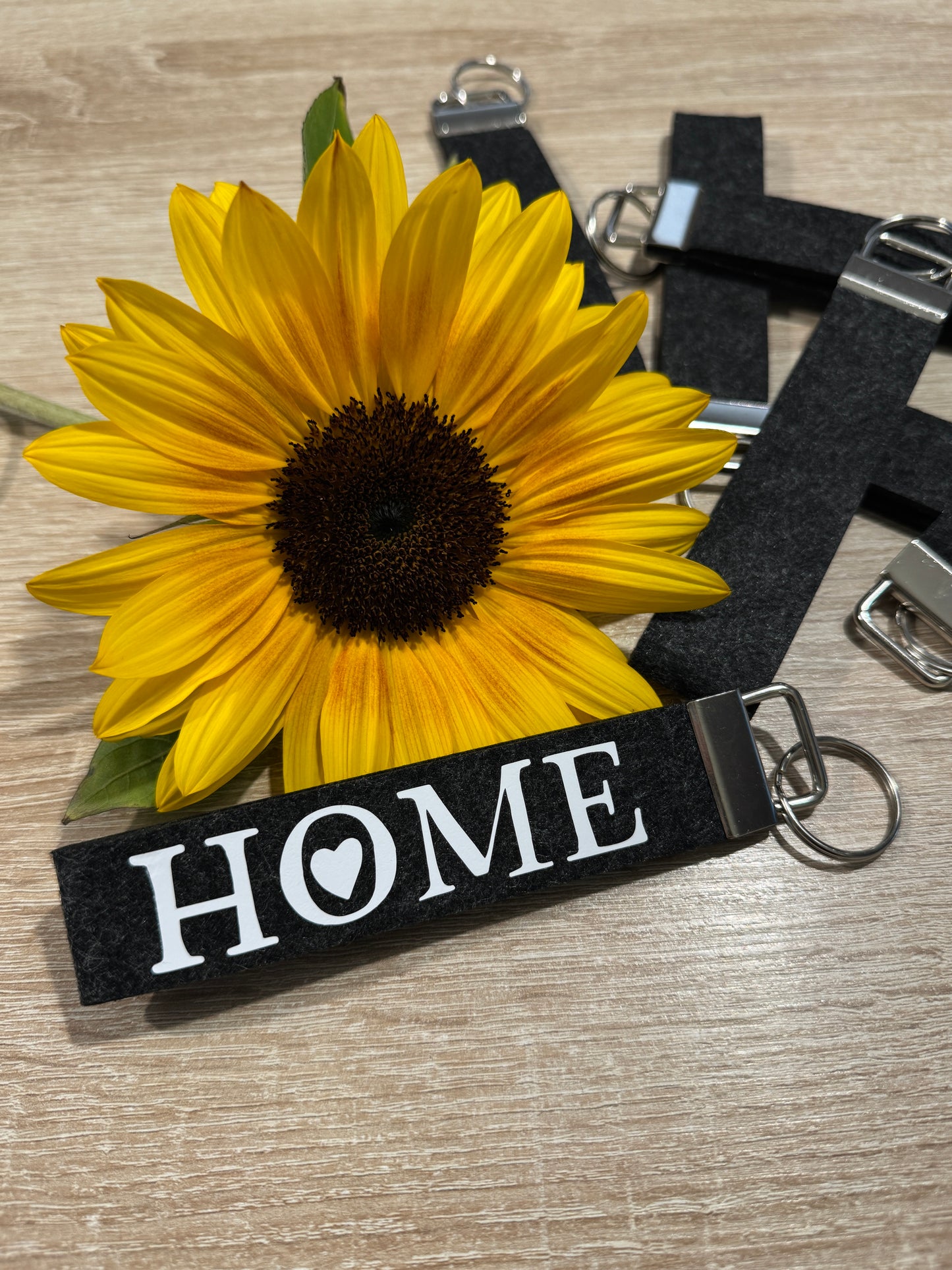 Filz-Schlüsselanhänger-Home