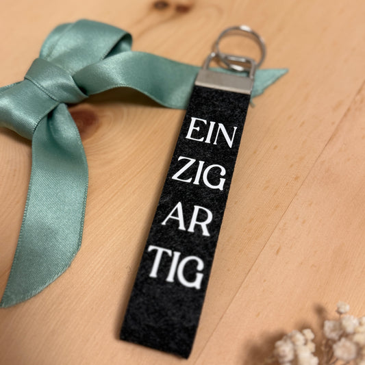 Filz-Schlüsselanhänger- Einzigartig