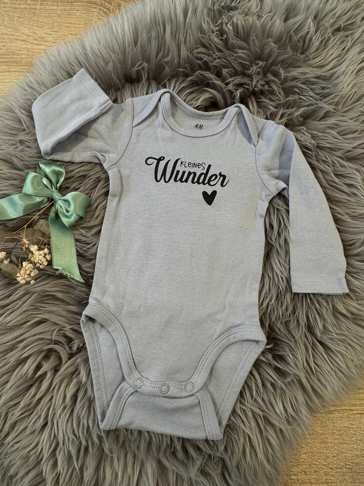 Baby-Body Kleines Wunder (langarm)