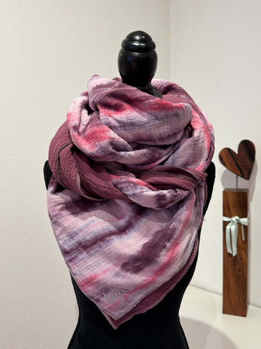 Musselin Halstuch-Batik