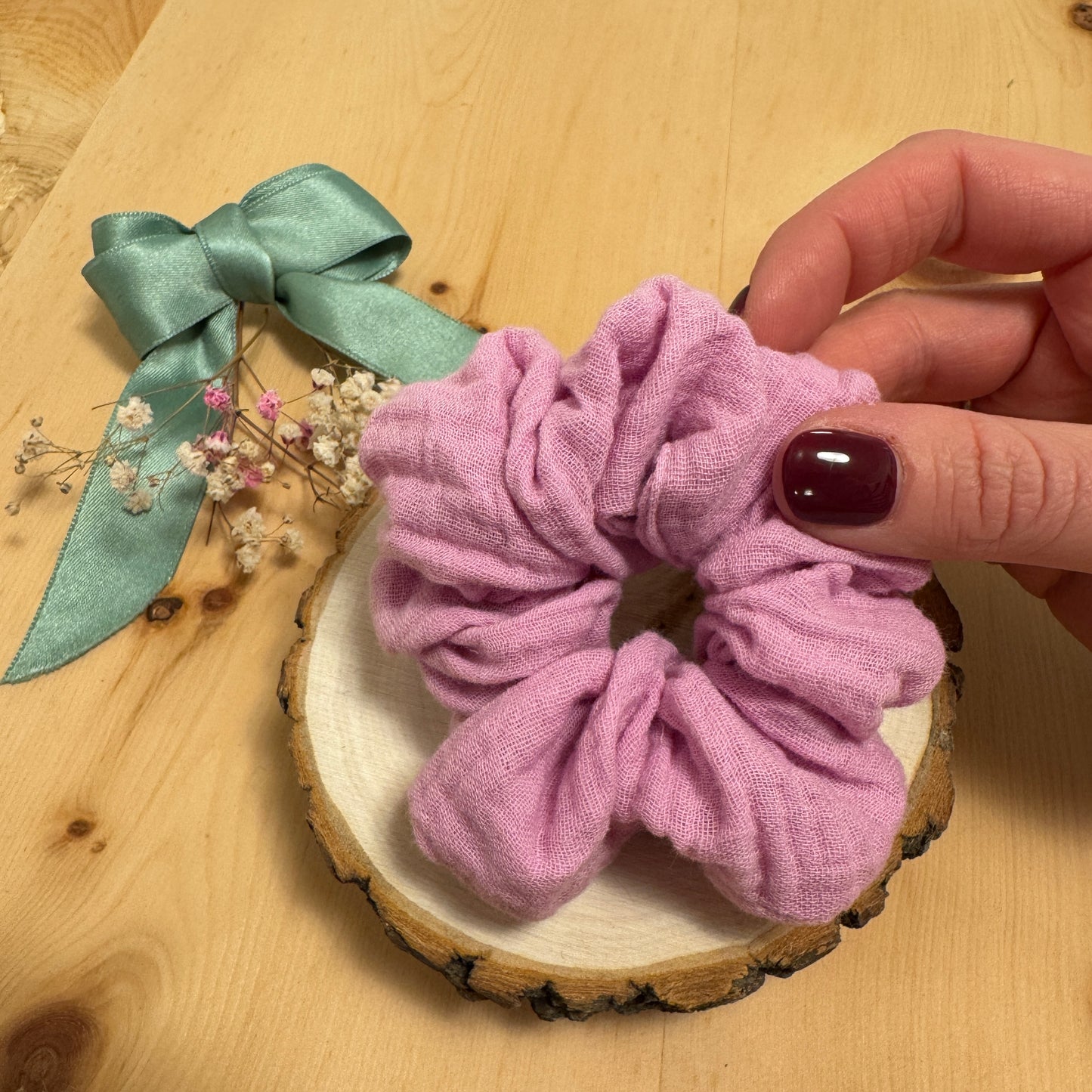 Rosa - Musselinstoff