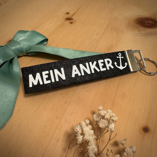 Filz-Schlüsselanhänger-  Mein Anker