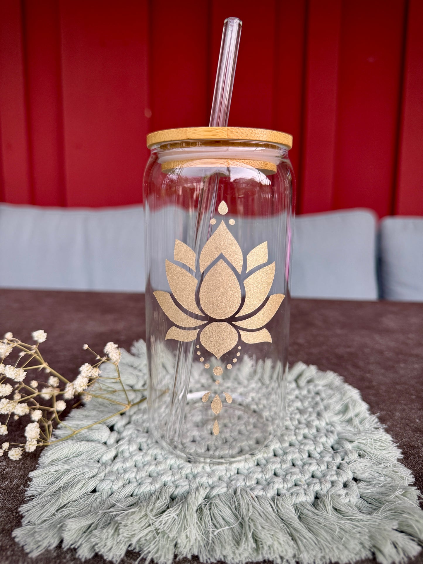 Trinkglas „Lotus-Blume"