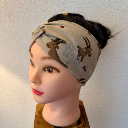 Knotenstirnband Steibock