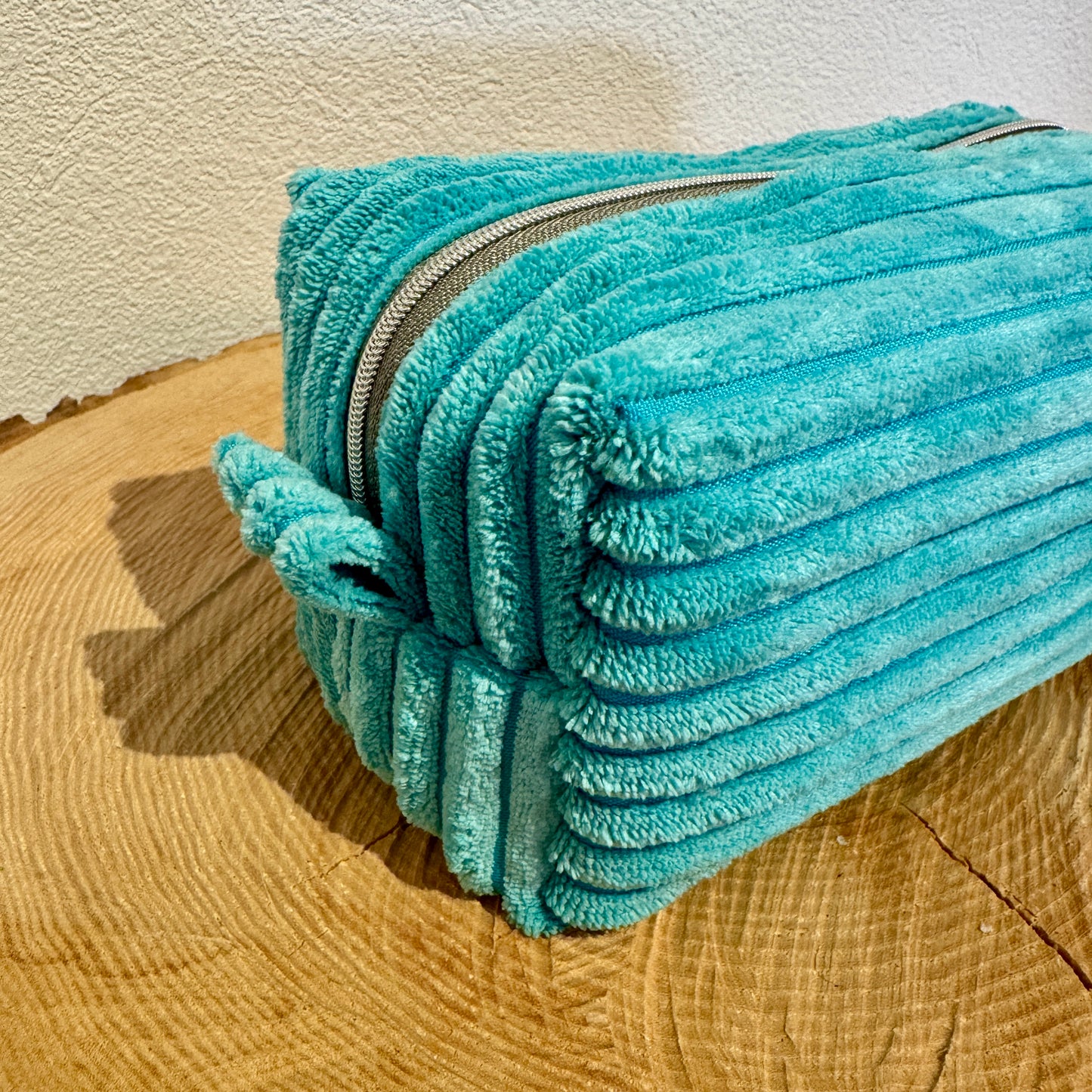Cord türkis (Cordstoff/ Innenstoff beschichtet)