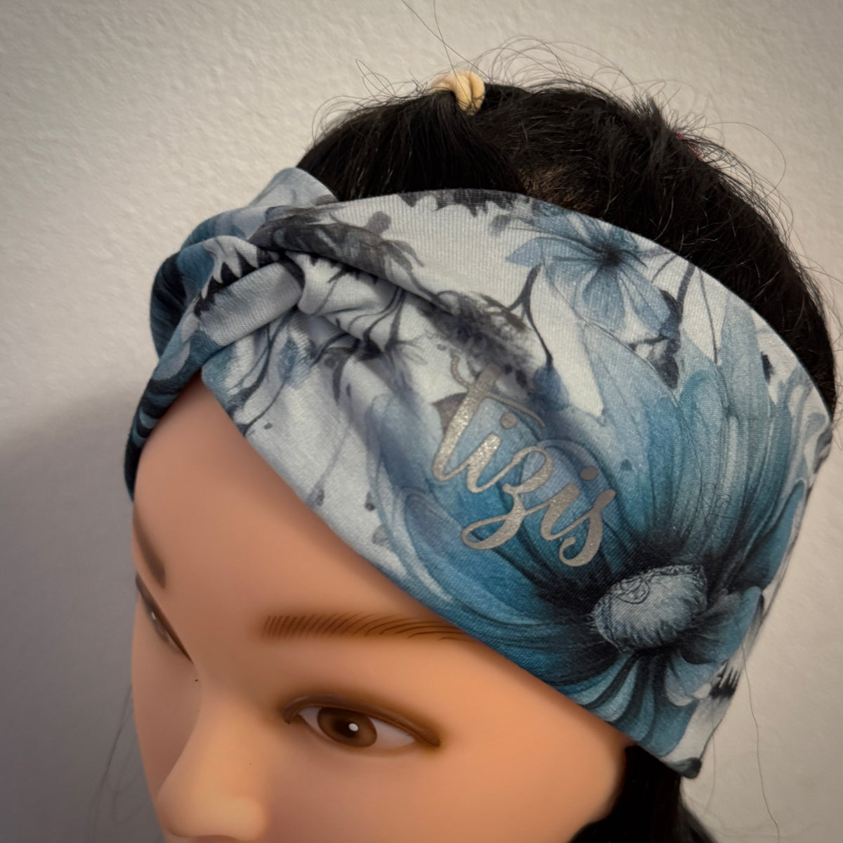 Knotenstirnband Blaui Bluämäwiesä