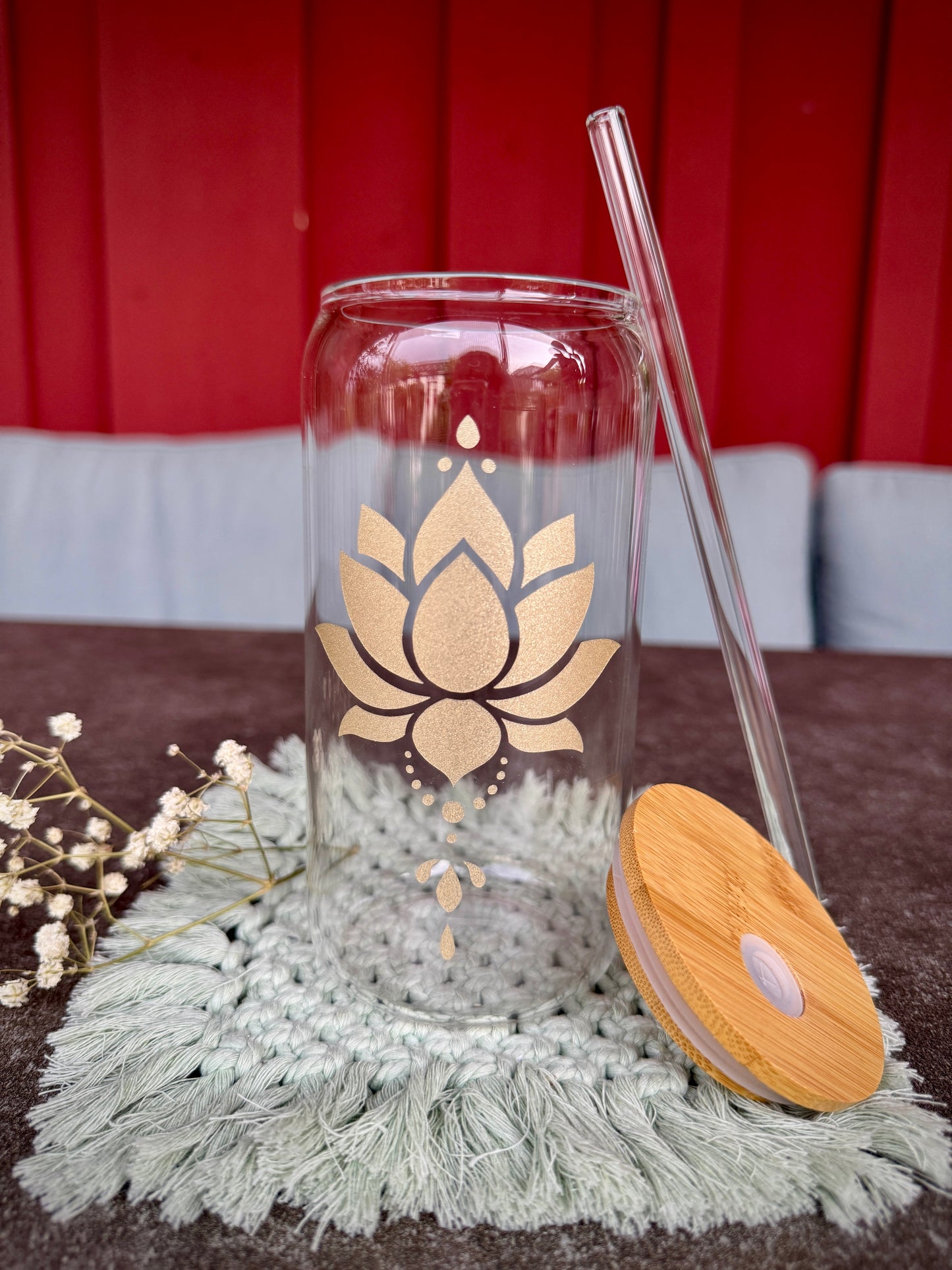 Trinkglas „Lotus-Blume"